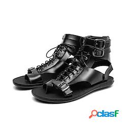 Per uomo Sandali Sandali piatti Informale Sportivo Footing
