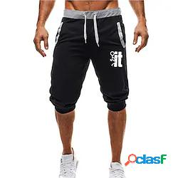 Per uomo Sportivo Stampa Lunghezza del ginocchio Pantaloni