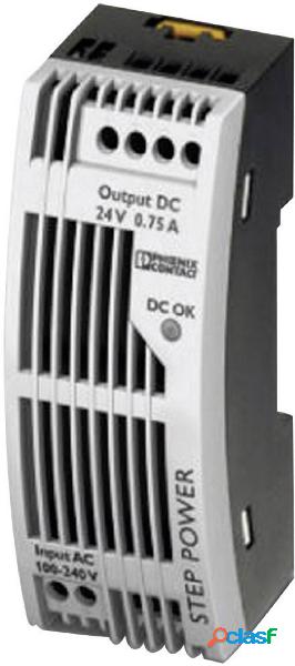 Phoenix Contact STEP-PS/1AC/12DC/1.5/FL Alimentatore per