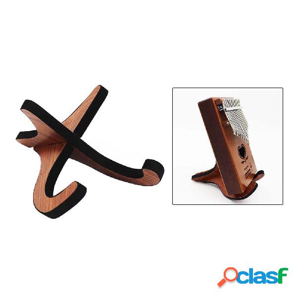 Pianoforte a pollice portatile in legno Stand Holder Kalimb