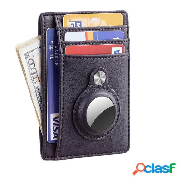 Portafoglio porta carte con AirTag RFID Carta antifurto