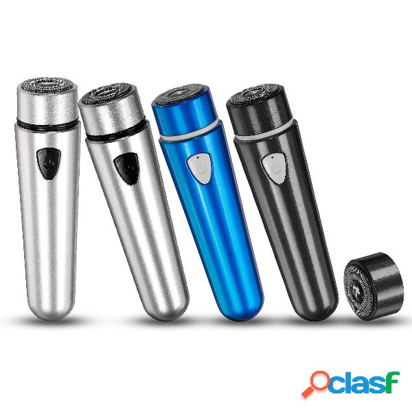 Portatile Mini Rasoio Elettrico USB Ricaricabile LED