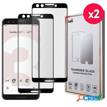 Proteggi Schermo 3D Google Pixel 3 Saii Premium - 2 Pezzi