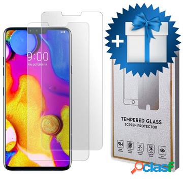 Proteggi Schermo Saii Premium per LG V40 ThinQ - 2 Pezzi