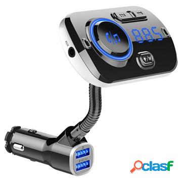 QC3.0 caricatore pe auto / Trasmettitore FM Bluetooth con