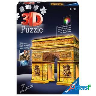 Ravensburger Arc De Triomphe Night Edition 3D Puzzle, 216