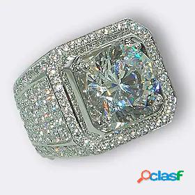 Ring AAA Cubic Zirconia Silver Gold Platinum Plated Alloy
