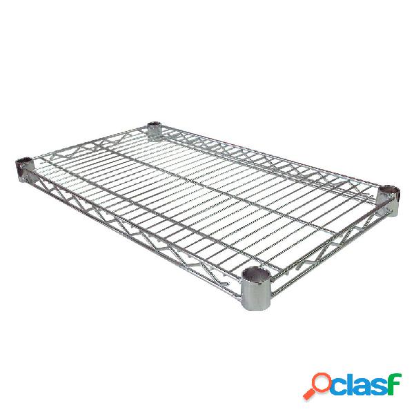 Ripiano Cromato 45x45xh3 cm completi di 4 Guancette di