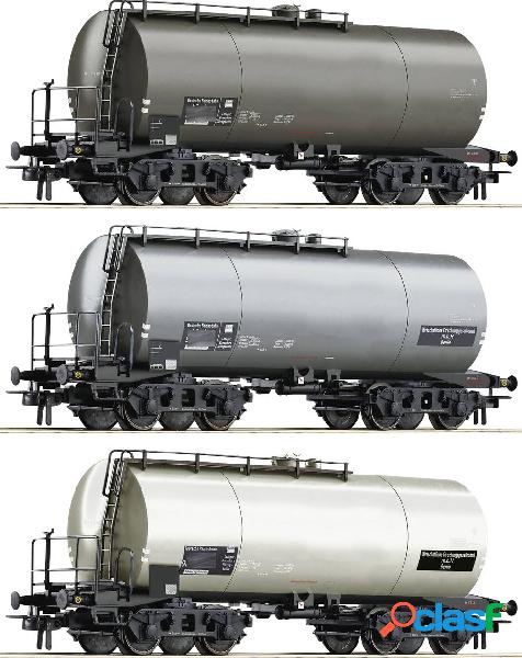 Roco 76015 H0 Set 3 pz. vagoni cisterna della DRG