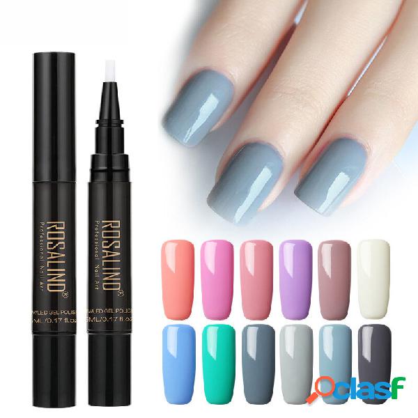 Rosalind 58 Calza Pure Color UV Chiodo Gel Penna polacca 5ml