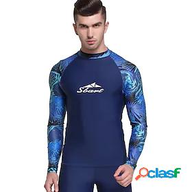 SBART Mens Rash Guard Sun Shirt Elastane Stretchy UV Sun