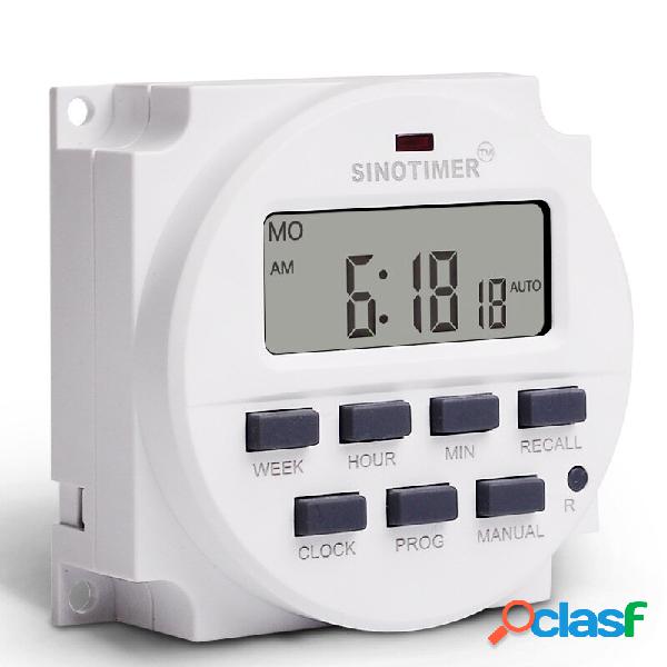 SINOTIMER TM618N-4 12V DC/AC 1.6 pollici LCD Timer digitale