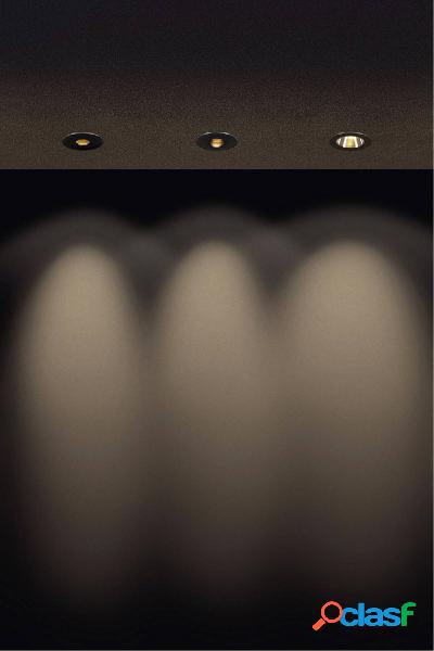SLV 114480 Lampada LED da incasso 12 W Nero (opaco)
