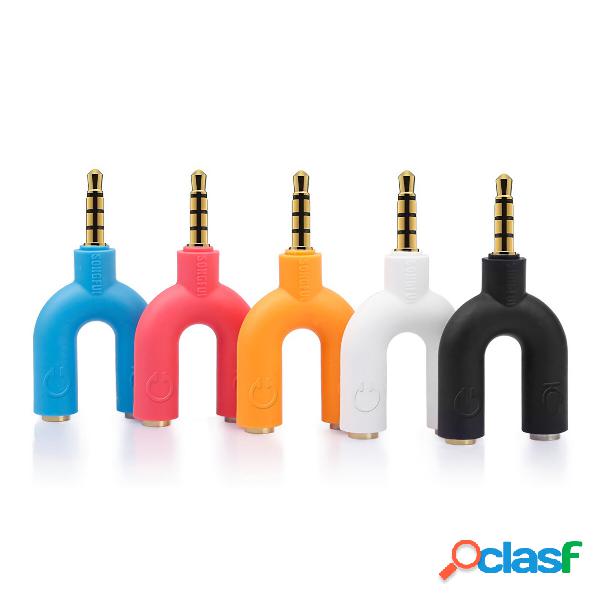 SONGFUL U1 Auricolari audio stereo da 3,5 mm Adattatore
