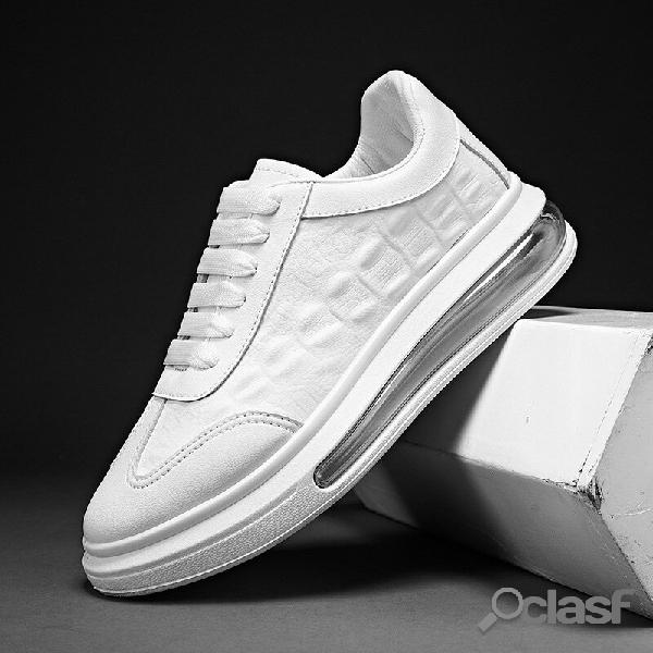 Scarpe casual da uomo in microfibra traspiranti e