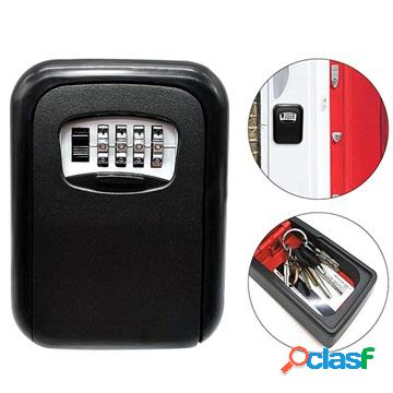 Security Key Box with Code MH902 - Wall Mount - Black