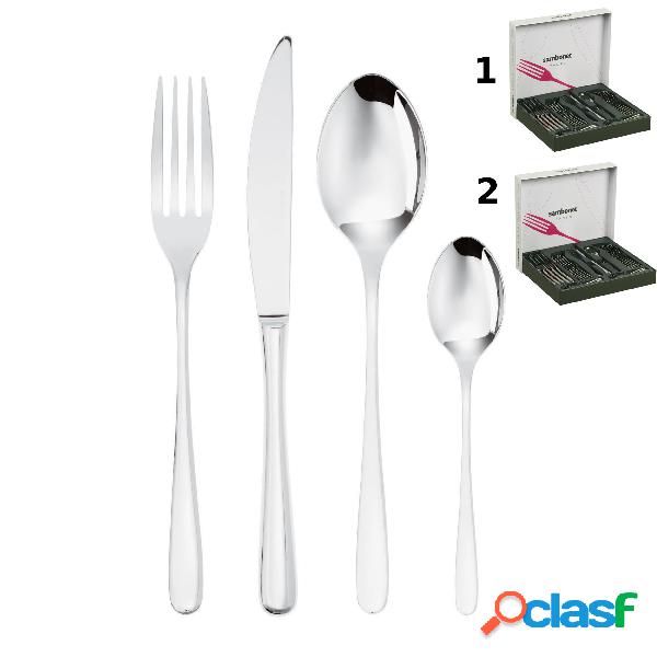 Servizio Posate set da 48 pezzi acciaio inox 18/10 12 posti