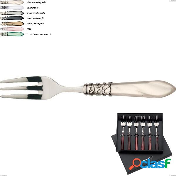 Set 6 forchettine in scatola regalo lux Melodia ghiera