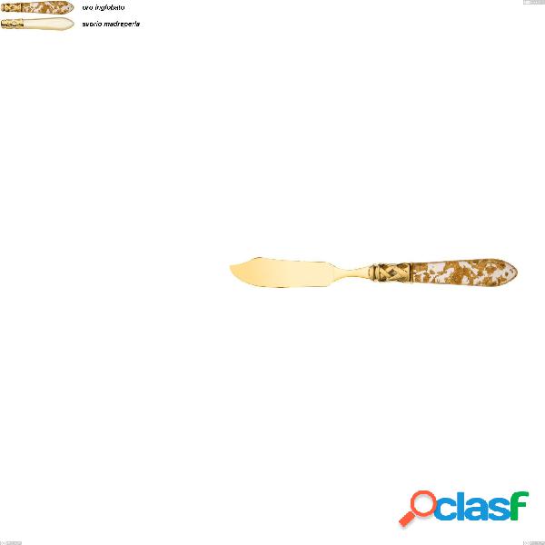 Set da 6 Coltello da pesce Aladdin tutto oro bugatti,