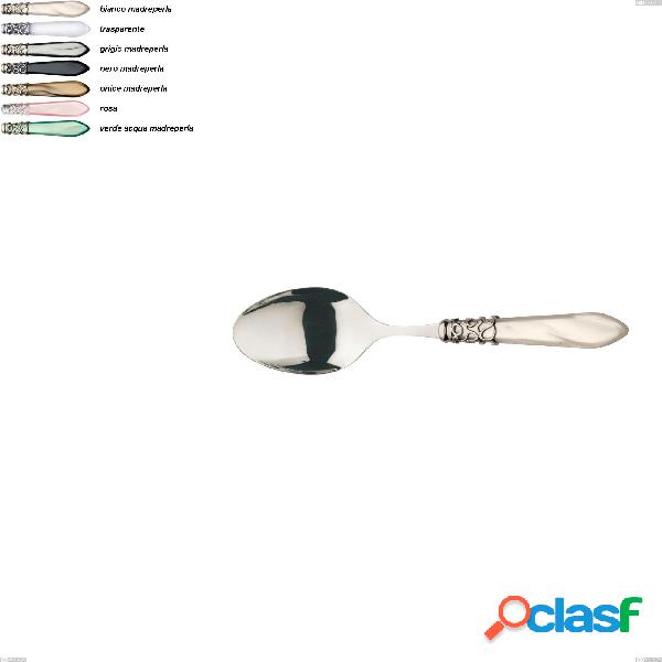 Set da 6 Cucchiaio insalata Melodia ghiera cromata bugatti,