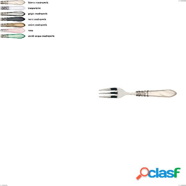 Set da 6 Forchetta dolce Melodia ghiera cromata bugatti,