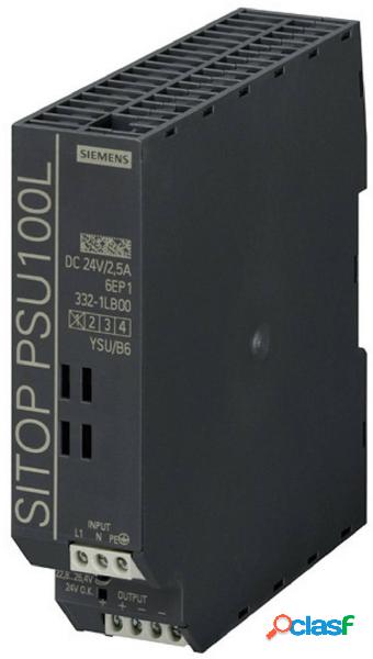 Siemens SITOP PSU100L 24 V/2,5 A Alimentatore per guida DIN