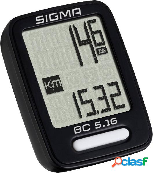 Sigma BC 5.16 Ciclocomputer trasmissione via cavo con