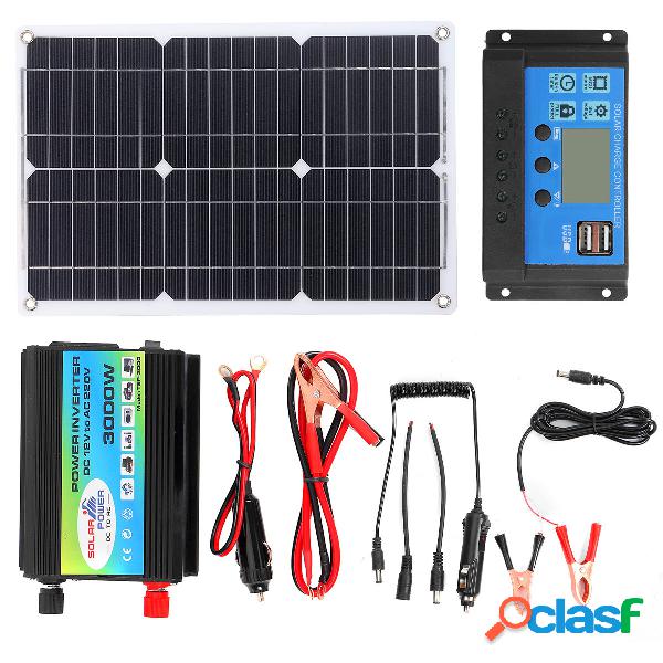 Sistema di energia solare 18W 18V Pannello solare Batteria