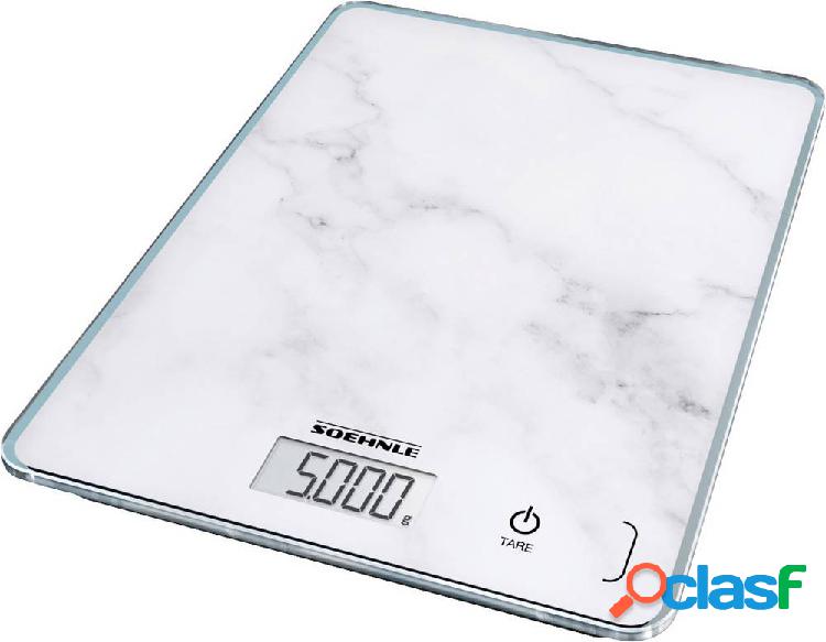 Soehnle Page Compact 300 Marble Bilancia da cucina digitale