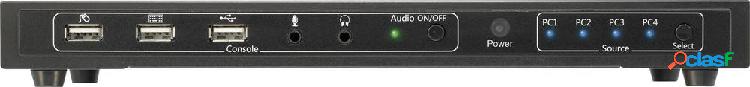 SpeaKa Professional 4 Porte Switch KVM HDMI USB 1920 x 1080
