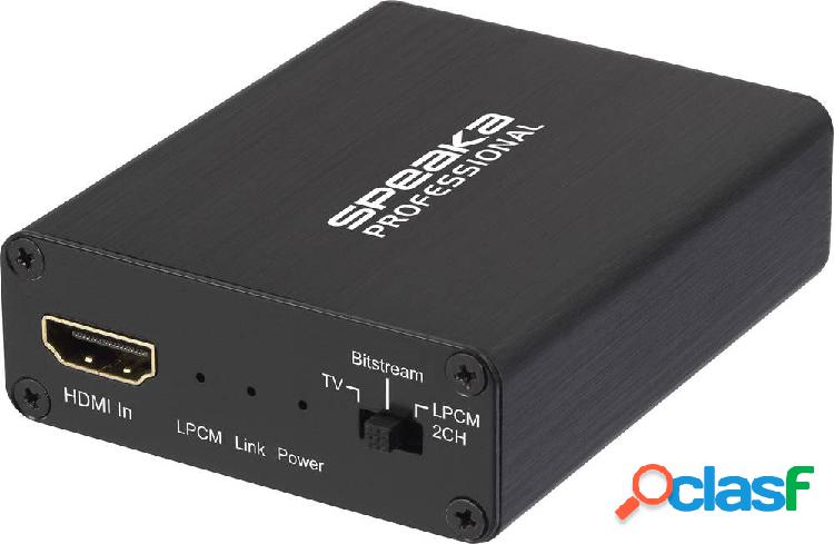 SpeaKa Professional Audio Estrattore SP-AE-H/TC-04v2 [HDMI -