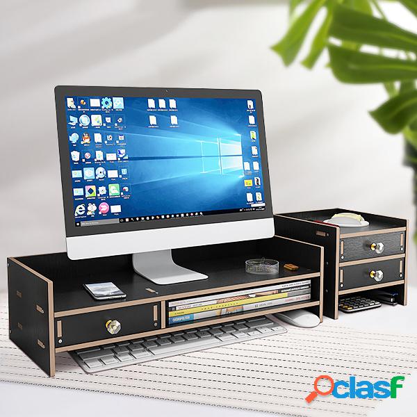 Supporto per monitor multifunzionale in legno Supporto per