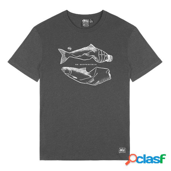 T-Shirt Picture CC Bottlefish (Colore: Dark Grey Melange,