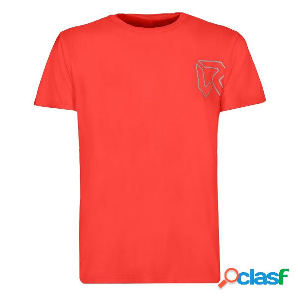 T-shirt Rock Experience Brison (Colore: HIGH RISK RED,