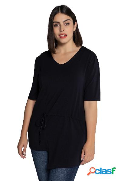 T-shirt con effetto a più strati, fascia per larricciatura,