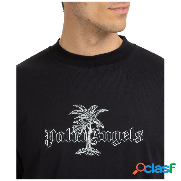 T-shirt maglia maniche corte girocollo uomo sunset palms