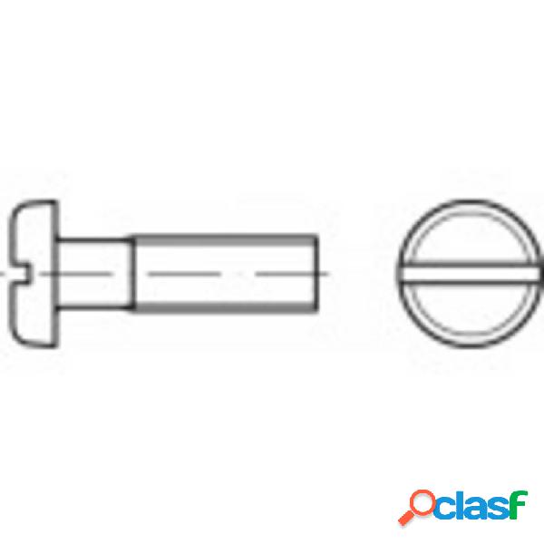 TOOLCRAFT 104548 Viti a testa piatta M6 55 mm Taglio DIN 85