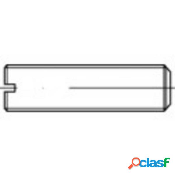 TOOLCRAFT 108168 Grano filettato M3 3 mm Acciaio 200 pz.