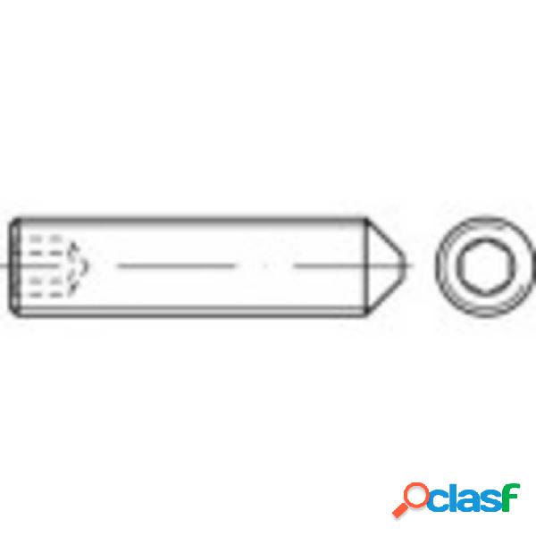 TOOLCRAFT 117988 Grano filettato M2 2 mm Acciaio 200 pz.
