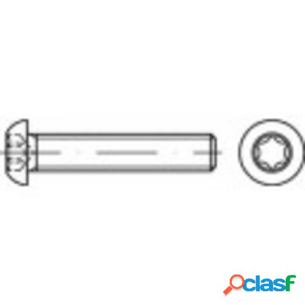 TOOLCRAFT 148233 Viti a testa bombata M5 16 mm Impronta T