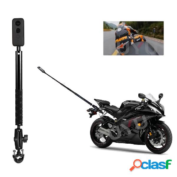 TUYU Moto Bike Invisible Selfie bastone Staffa di montaggio