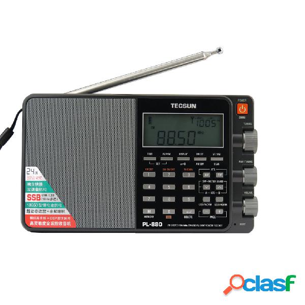 Tecsun PL-880 Radio Full Banda Stereo sintonizzato digitale