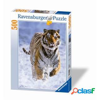 Tigre sulla Neve. Puzzle 500 Pezzi