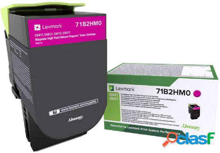 Toner return program Lexmark CS417 CS517 CX417 CX517