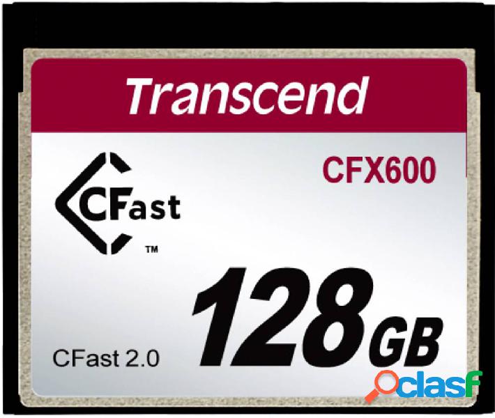 Transcend CFX600 Scheda CFast 2.0 MLC professionale 128 GB