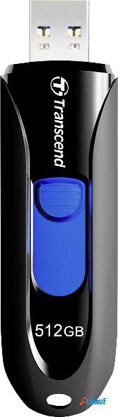 Transcend JetFlash® 790 Chiavetta USB 512 GB Nero, Blu