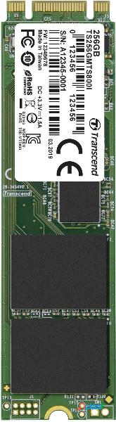 Transcend MTS800I 256 GB SSD interno NVMe/PCIe M.2 SATA 6