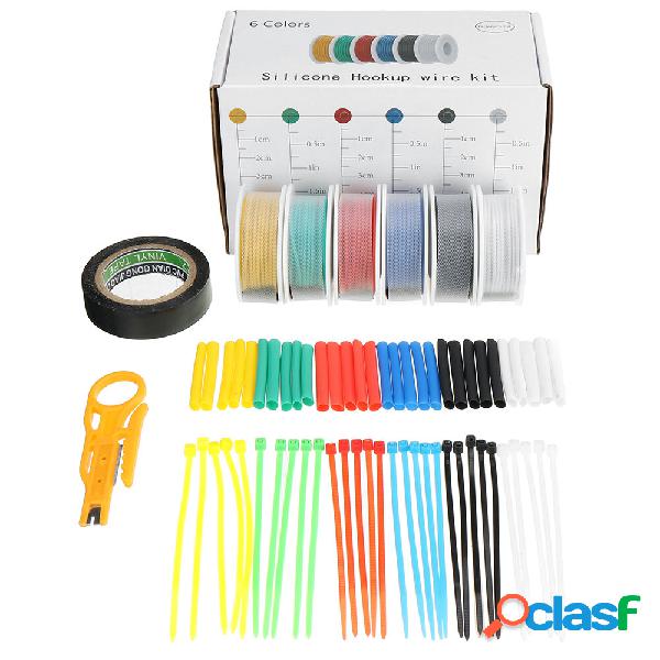 URUAV 36m 24AWG Flessibile Silicone Filo Elettrico Isolato