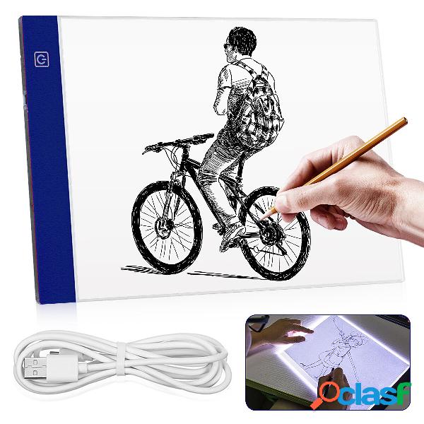 Ultra sottile A4 luce a led Pad Artist USB LED Tavolo da