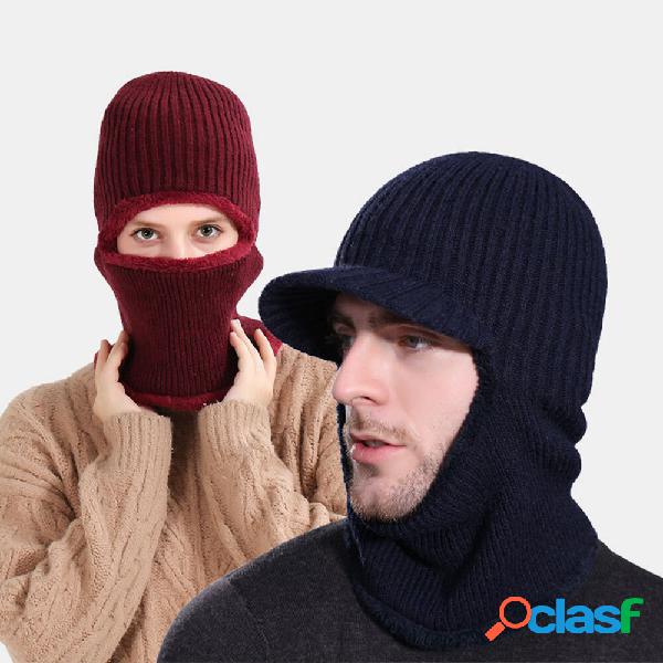 Unisex Un pezzo Plus Velluto antivento Tenere al caldo